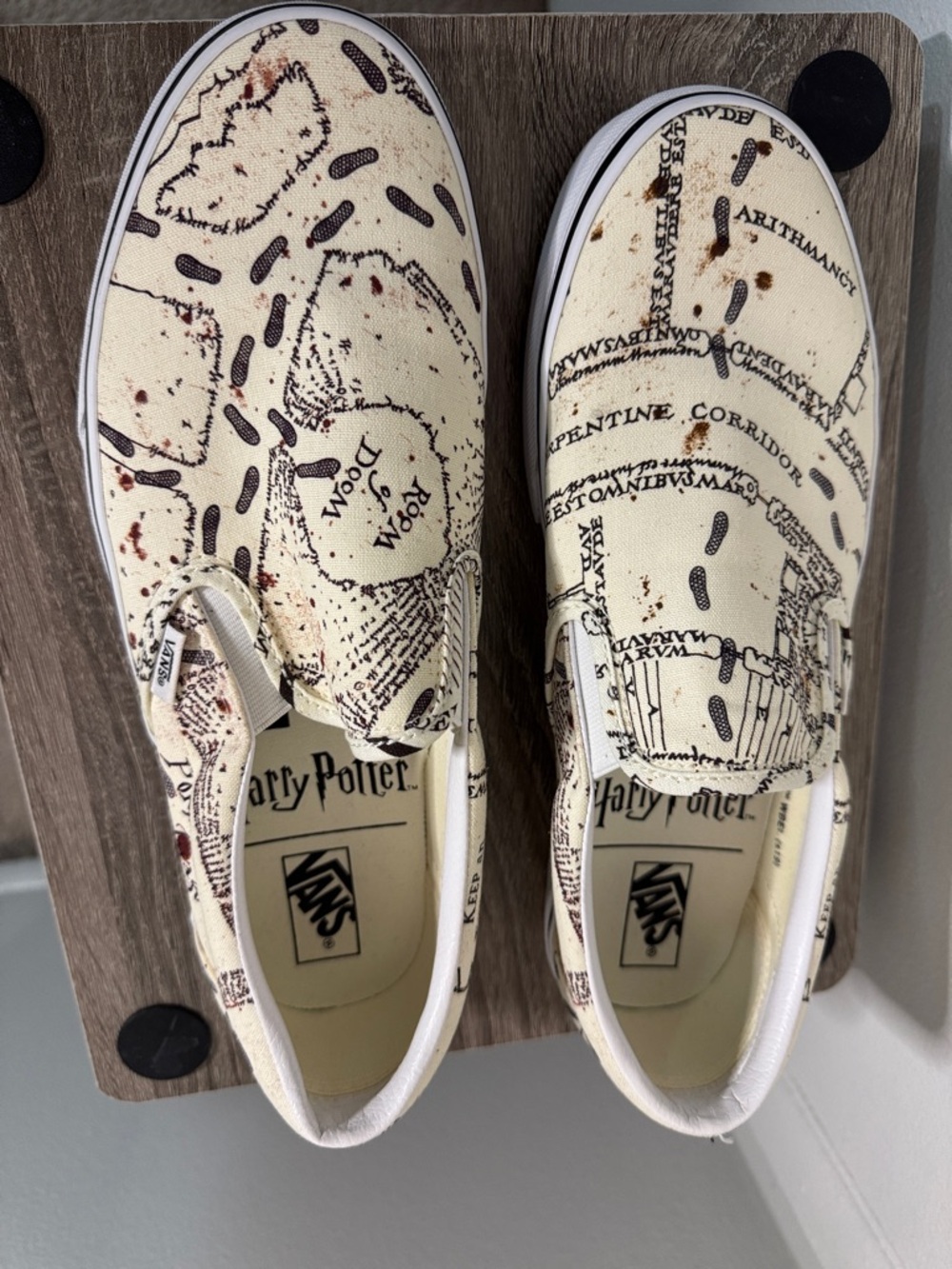 Vans x Harry Potter Marauder's Map Classic Slip-On US Men 10.5